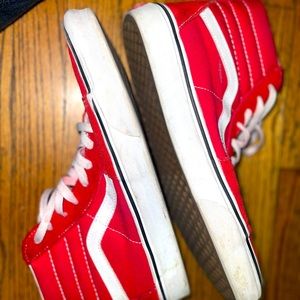 Red High Vans
